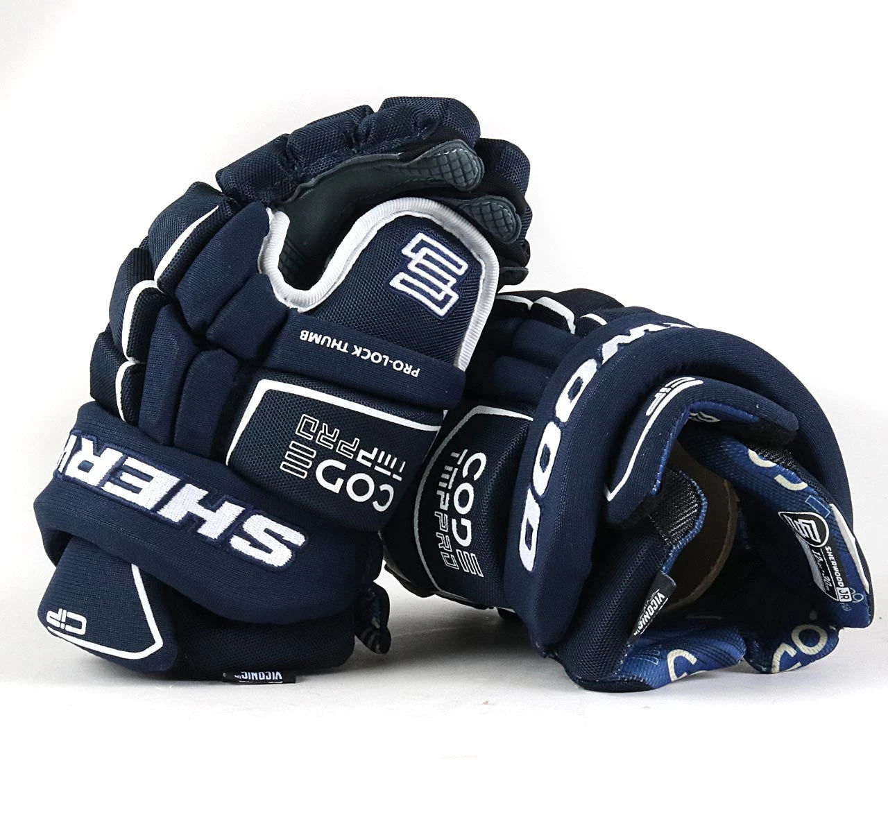 Sherwood Code TMP Pro - Senior Hockey Glove (Navy) 1 Sherwood Code TMP Pro - Senior Hockey Glove (Navy)