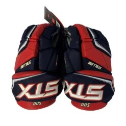 STX Stallion 500 Ice Hockey Gloves 12 STX Stallion 500 Ice Hockey Gloves -Hockey Stick Man Shop 500 Navy.red front