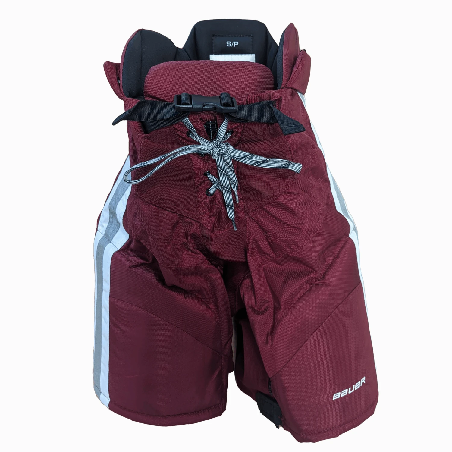 Bauer - NCAA Pro Stock Women's Hockey Pant (Maroon/Silver/White) 1 Bauer - NCAA Pro Stock Women's Hockey Pant (Maroon/Silver/White)