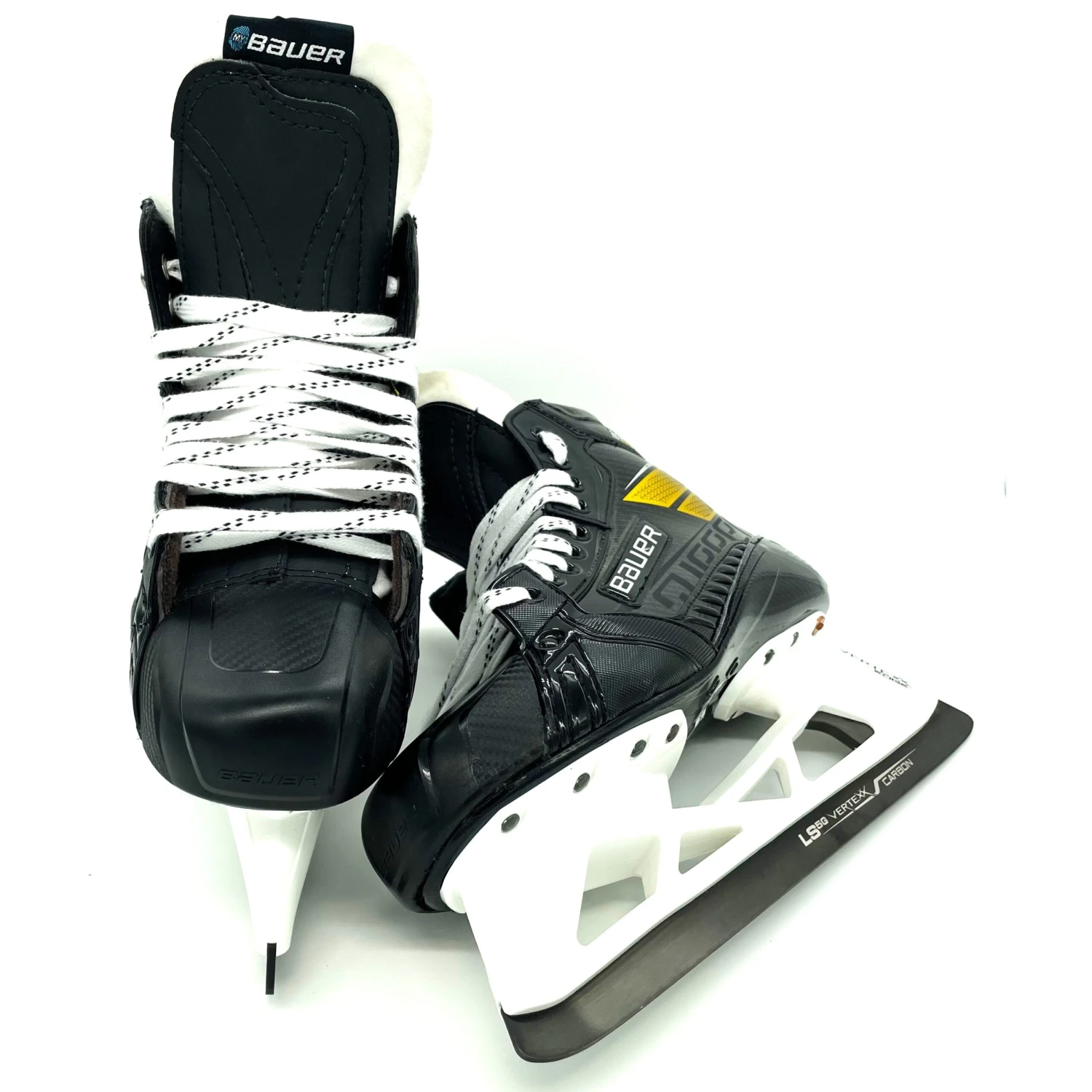 Bauer Supreme Ultrasonic - New Pro Stock Goalie Skates - Size 8.25L 7.875R 1 Bauer Supreme Ultrasonic - New Pro Stock Goalie Skates - Size 8.25L 7.875R