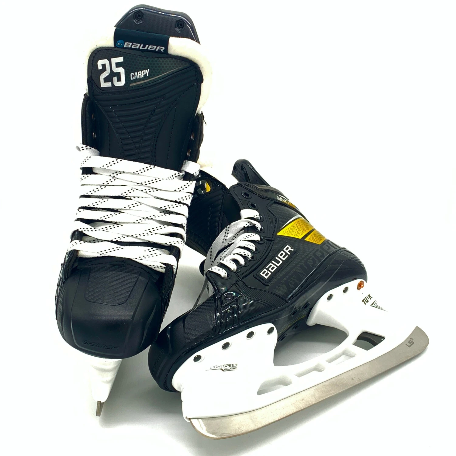 Bauer Supreme Ultrasonic - Pro Stock Hockey Skates - Size 6D - Alex Carpenter 1 Bauer Supreme Ultrasonic - Pro Stock Hockey Skates - Size 6D - Alex Carpenter