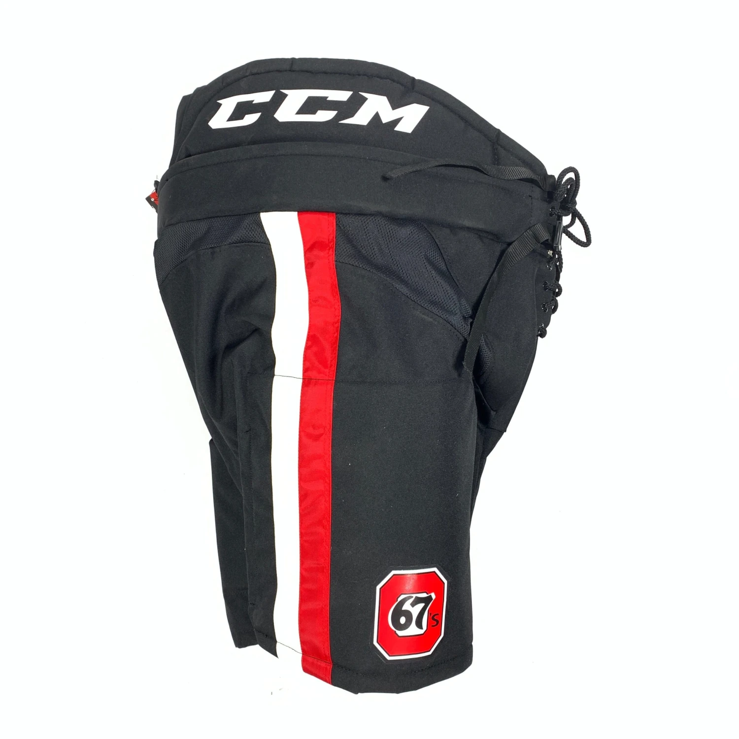 CCM HP31 - OHL Pro Stock Hockey Pants (Black/White/Red) 2 CCM HP31 - OHL Pro Stock Hockey Pants (Black/White/Red) - Image 2