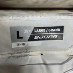 Bauer Vapor HyperLite - Used Pro Stock Goalie Pads (White/Silver) 7 Bauer Vapor HyperLite - Used Pro Stock Goalie Pads (White/Silver) -Hockey Stick Man Shop Photo2023 04 25 31026PM