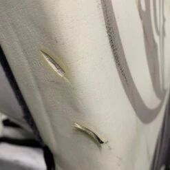 Bauer Supreme 2S Pro - Used Pro Stock Goalie Pads - (White/Black/Purple) 8 Bauer Supreme 2S Pro - Used Pro Stock Goalie Pads - (White/Black/Purple) -Hockey Stick Man Shop Photo2023 04 25 44052PM