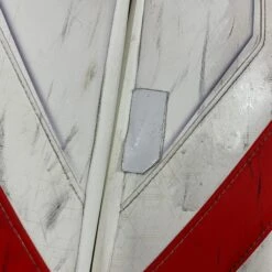 CCM AXIS - Used Pro Stock Goalie Pads (White/Blue/Red) -Hockey Stick Man Shop Photo2023 04 25 54743PM
