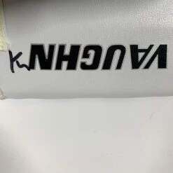 Vaughn SLR Pro Carbon - Pro Stock Goalie Blocker - Vegas Golden Knights(White/Black/Gold) -Hockey Stick Man Shop Photo2023 04 27 33940PM