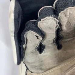 Bauer CCM Premier Pro - Used Pro Stock Goalie Blocker (White/Yellow/Black) -Hockey Stick Man Shop Photo2023 04 27 34934PM