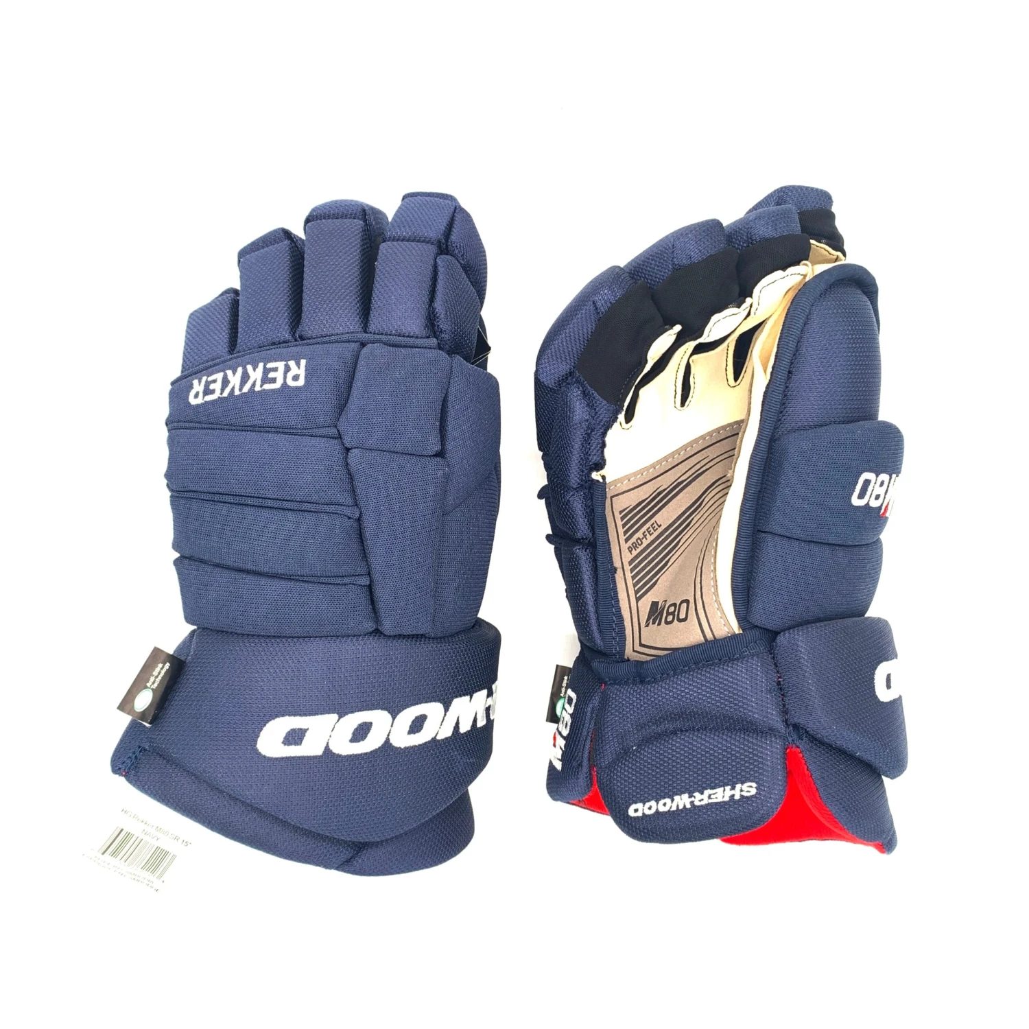 Sherwood Code Rekker M80 - Senior Hockey Glove (Navy) 1 Sherwood Code Rekker M80 - Senior Hockey Glove (Navy)