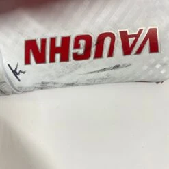 Vaughn Velocity V9 - Used Pro Stock Goalie Blocker (Red/White) -Hockey Stick Man Shop Photo2023 05 02 44516PM