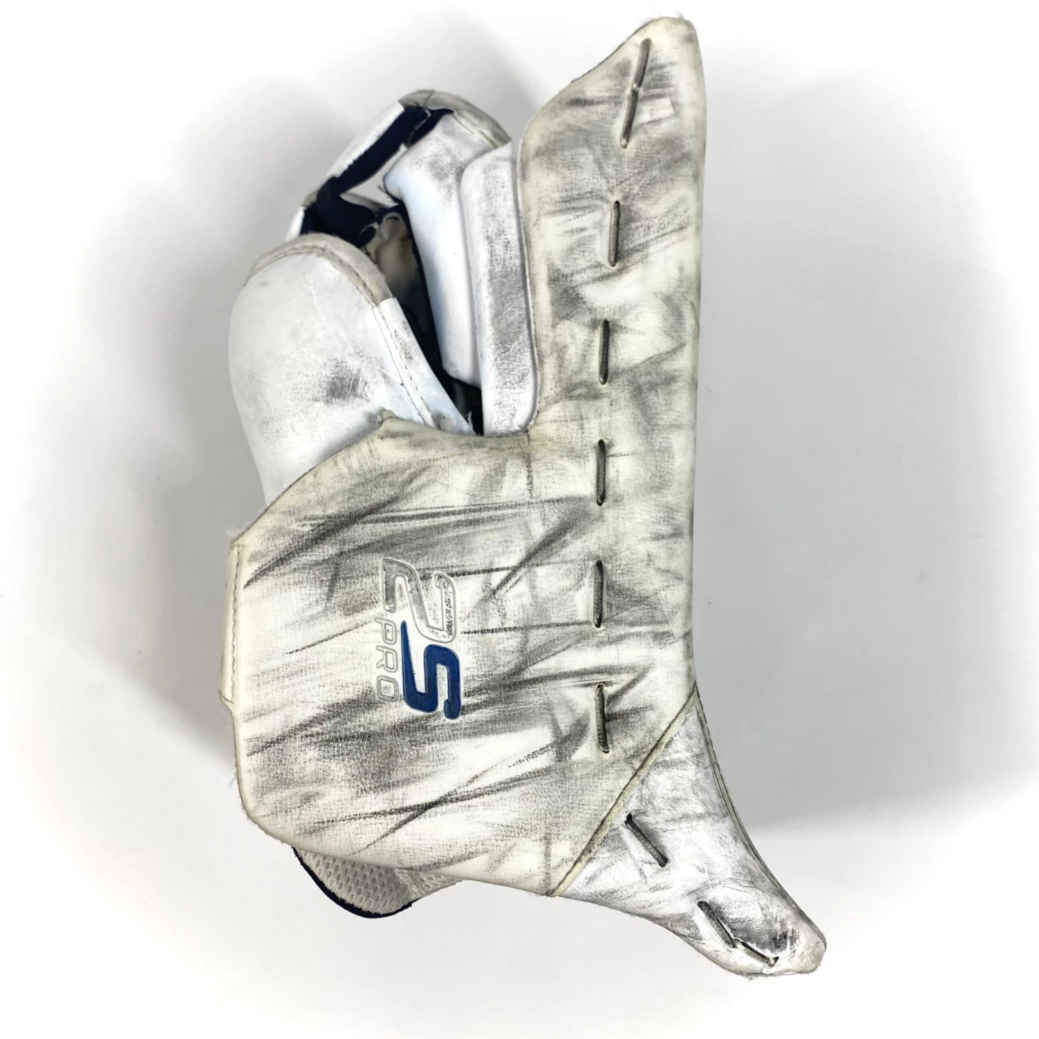 Bauer Supreme 2S Pro - Used Pro Stock Goalie Blocker (White/Red/Blue) 2 Bauer Supreme 2S Pro - Used Pro Stock Goalie Blocker (White/Red/Blue) - Image 2