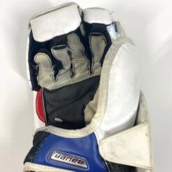 Bauer Supreme 2S Pro - Used Pro Stock Goalie Blocker (White/Red/Blue) 5 Bauer Supreme 2S Pro - Used Pro Stock Goalie Blocker (White/Red/Blue) -Hockey Stick Man Shop Photo2023 05 02 50133PM