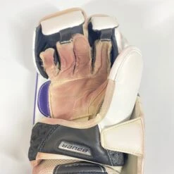 Bauer Supreme 2S Pro - Used Pro Stock Goalie Pads - Full Set (White/Purple/Black) 19 Bauer Supreme 2S Pro - Used Pro Stock Goalie Pads - Full Set (White/Purple/Black) -Hockey Stick Man Shop Photo2023 05 04 125806PM
