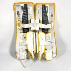 Bauer Supreme UltraSonic - Used Pro Stock Goalie Full Set (White/Yellow) 14 Bauer Supreme UltraSonic - Used Pro Stock Goalie Full Set (White/Yellow) -Hockey Stick Man Shop Photo2023 05 04 20620PM