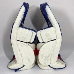 CCM Extreme Flex IV - Used Pro Stock Goalie Pads - Full Set (White/Blue/Red) 13 CCM Extreme Flex IV - Used Pro Stock Goalie Pads - Full Set (White/Blue/Red) -Hockey Stick Man Shop Photo2023 05 04 43312PM