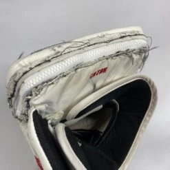 CCM Extreme Flex IV - Used Pro Stock Goalie Pads - Full Set (White/Blue/Red) 20 CCM Extreme Flex IV - Used Pro Stock Goalie Pads - Full Set (White/Blue/Red) -Hockey Stick Man Shop Photo2023 05 04 43819PM