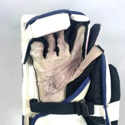 Used CCM Extreme Flex 5 - Pro Stock Goalie Blocker (White/Red/Blue) -Hockey Stick Man Shop Photo2023 06 01 45521PM 1