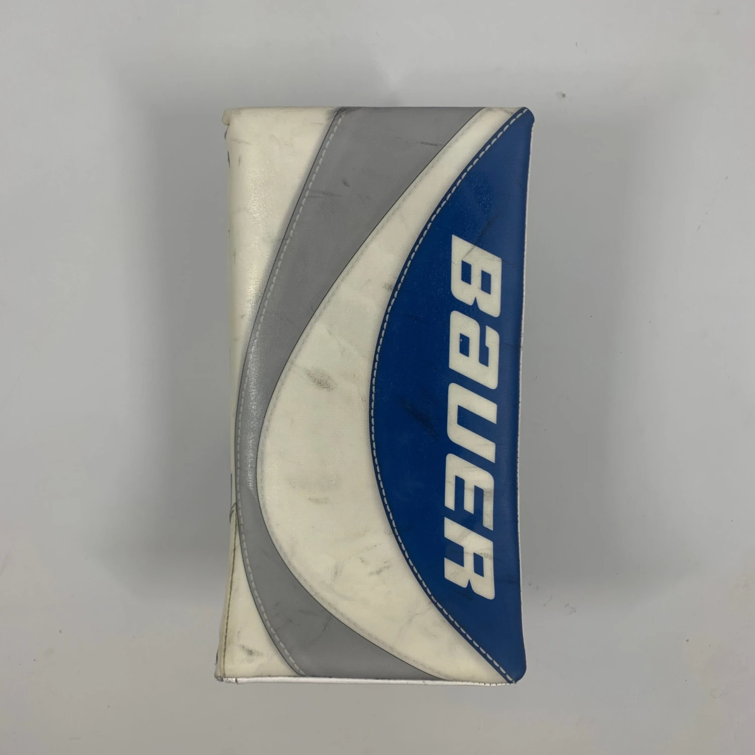 Used Bauer Supreme Ultrasonic - Pro Stock Goalie Blocker (Blue) 1 Used Bauer Supreme Ultrasonic - Pro Stock Goalie Blocker (Blue)