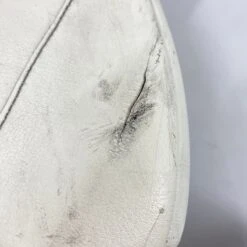 CCM Extreme Flex 5 - Used NCAA Pro Stock Goalie Pads (White/Blue/Gold) -Hockey Stick Man Shop Photo2023 06 09 11703PM