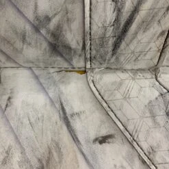 CCM AXIS - Used Pro Stock Goalie Pads (White) -Hockey Stick Man Shop Photo2023 06 13 124412PM