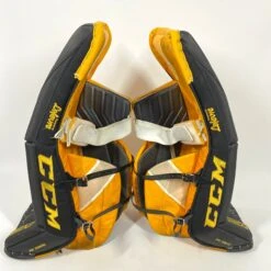 CCM Extreme Flex IV - Used Pro Stock Goalie Full Set (Black/Yellow) 14 CCM Extreme Flex IV - Used Pro Stock Goalie Full Set (Black/Yellow) -Hockey Stick Man Shop Photo2023 06 13 13344PM
