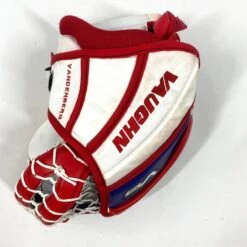 Vaughn Velocity V9 - Used Pro Stock Goalie Glove - (Red/Blue/White) 6 Vaughn Velocity V9 - Used Pro Stock Goalie Glove - (Red/Blue/White) -Hockey Stick Man Shop Photo2023 06 14 24236PM