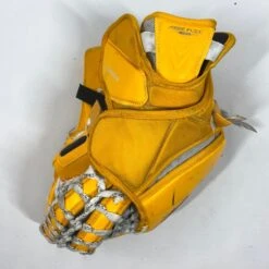 Bauer Vapor 2X Pro - Used Pro Stock Goalie Glove - (Yellow) -Hockey Stick Man Shop Photo2023 06 14 30801PM
