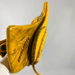 Bauer Vapor 2X Pro - Used Pro Stock Goalie Glove - (Yellow) -Hockey Stick Man Shop Photo2023 06 14 30817PM