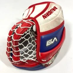 Vaughn Velocity V9 - Used Pro Stock Goalie Glove (Red/Blue/White) -Hockey Stick Man Shop Photo2023 06 15 30151PM