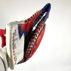 Vaughn Velocity V9 - Used Pro Stock Goalie Glove (Red/Blue/White) -Hockey Stick Man Shop Photo2023 06 15 30217PM