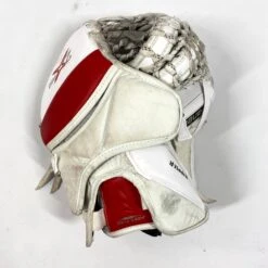 Bauer Vapor 2X Pro - Used Pro Stock Goalie Glove (Red/White) 6 Bauer Vapor 2X Pro - Used Pro Stock Goalie Glove (Red/White) -Hockey Stick Man Shop Photo2023 06 15 34833PM