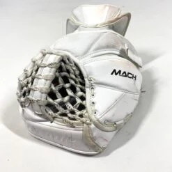 Bauer Supreme Mach - Used Pro Stock Goalie Glove (White/Red/Black) -Hockey Stick Man Shop Photo2023 06 15 35326PM