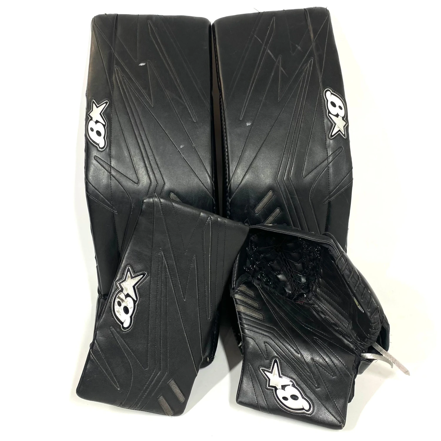 Brian's Optik 2 - Used Pro Stock Goalie Full Set (Black) 1 Brian's Optik 2 - Used Pro Stock Goalie Full Set (Black)
