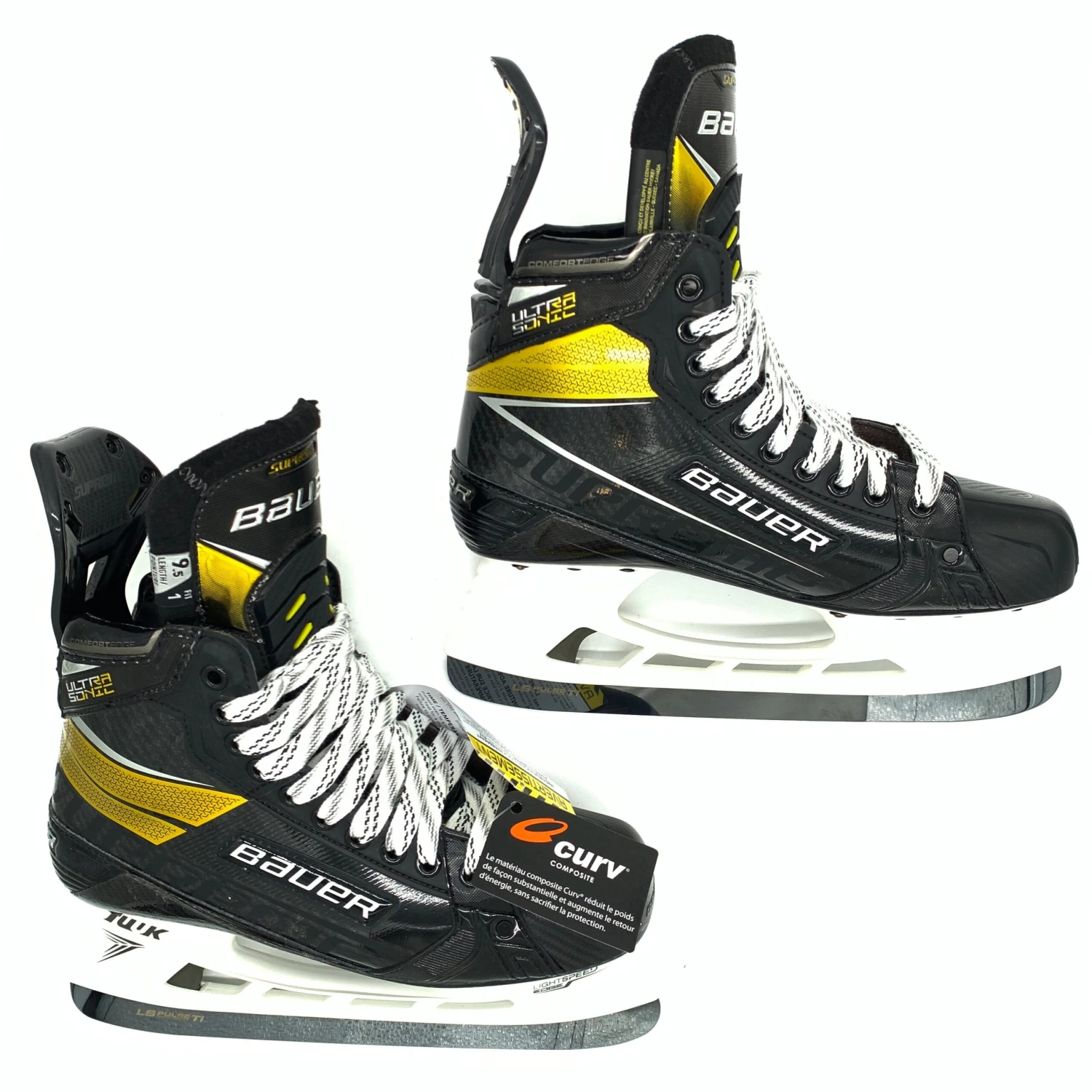 Bauer Supreme Ultrasonic - Pro Stock Hockey Skates - Size 9.5 Fit 1 4 Bauer Supreme Ultrasonic - Pro Stock Hockey Skates - Size 9.5 Fit 1 - Image 4