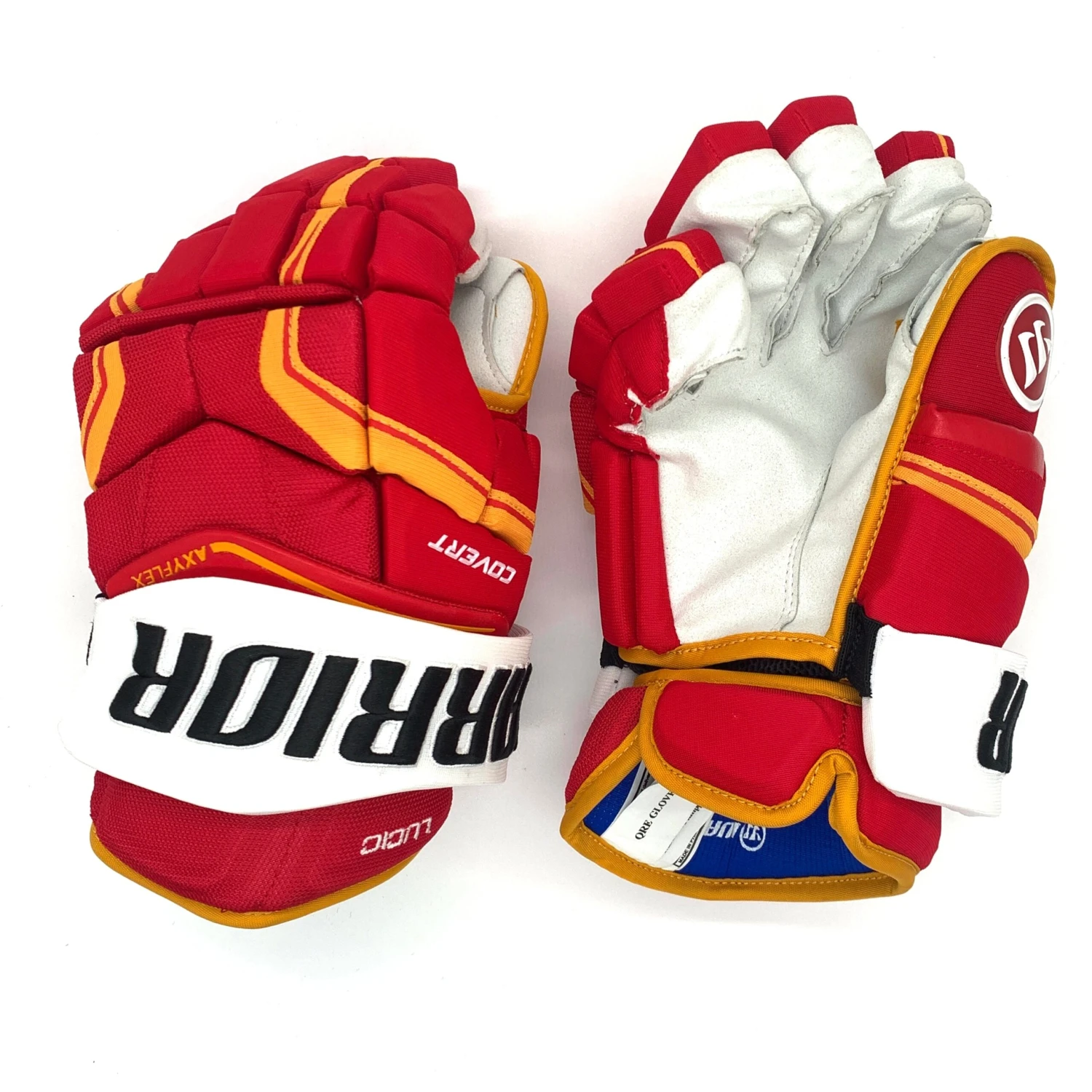 Warrior Covert QRE Pro - NHL Pro Stock Glove - Milan Lucic (Red/Yellow/White) 1 Warrior Covert QRE Pro - NHL Pro Stock Glove - Milan Lucic (Red/Yellow/White)