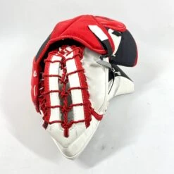 CCM Extreme Flex 5 - Used Pro Stock Senior Goalie Full Set - Full Right (White/Black/Red/Yellow) -Hockey Stick Man Shop Photo2023 07 28 101402AM