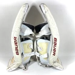 Bauer Vapor 1X OD1N - Used Pro Stock Goalie Pads (White) -Hockey Stick Man Shop Photo2023 08 15 43658PM