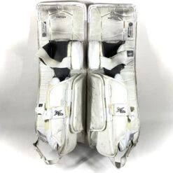 Bauer Vapor 1X OD1N - Used Pro Stock Goalie Pads (White) -Hockey Stick Man Shop Photo2023 08 15 43844PM