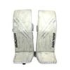 Bauer Vapor HyperLite - Used Pro Stock Goalie Pads (White/Silver)