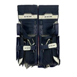 CCM AXIS - Used Pro Stock Goalie Pads (White/Blue/Red) -Hockey Stick Man Shop Picture23 c496efa9 f593 4d4a bebc bb183fc02ea6