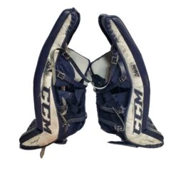 CCM Extreme Flex IV - Used Pro Stock Goalie Pads - (Navy/White) -Hockey Stick Man Shop Picture25 77c6f233 4b56 4706 ac96 6c1492ef294c