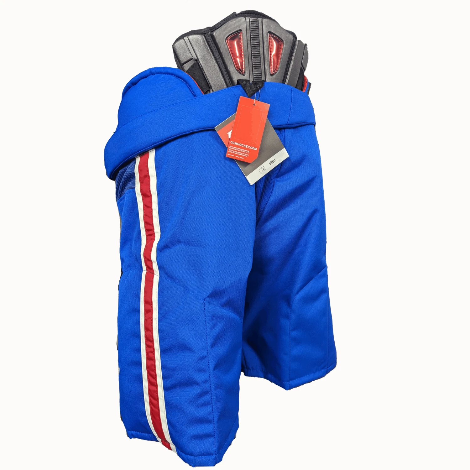 CCM HP45X - NCAA Pro Stock Hockey Pants (Blue/Red/White) 2 CCM HP45X - NCAA Pro Stock Hockey Pants (Blue/Red/White) - Image 2