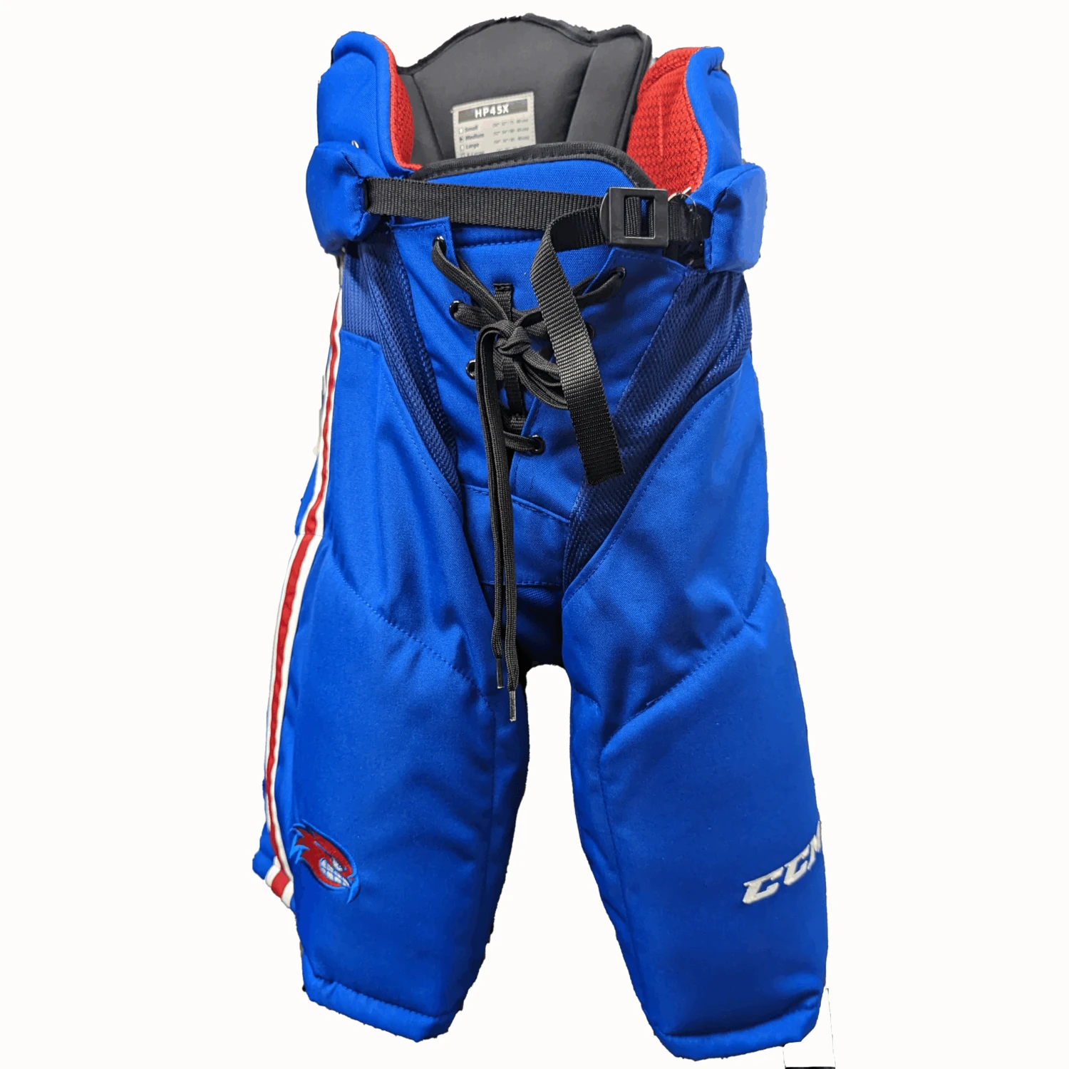 CCM HP45X - NCAA Pro Stock Hockey Pants (Blue/Red/White) 1 CCM HP45X - NCAA Pro Stock Hockey Pants (Blue/Red/White)