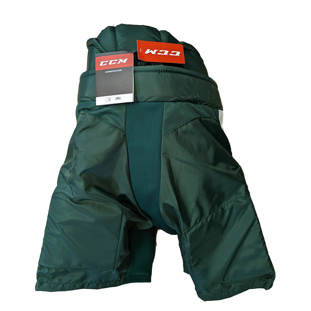 CCM HP31 - NCAA Pro Stock Hockey Pants (Green/White) 2 CCM HP31 - NCAA Pro Stock Hockey Pants (Green/White) - Image 2