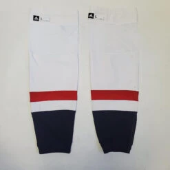 NHL Pro Stock Adidas Hockey Socks - Washington Capitals (White)